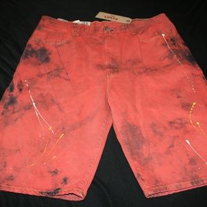 Levis 569 LOOSE STRAIGHT COLOR MIX PAINT SPLATTER